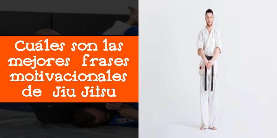 Cuáles son las mejores frases motivacionales de Jiu Jitsu