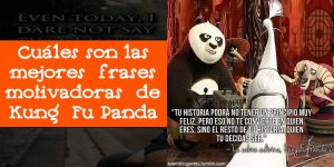 Cuáles son las mejores frases motivadoras de Kung Fu Panda